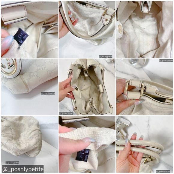 Authentic Taupe Gucci Sukey Guccissima Leather Medium Tote - Picture 16 of 17